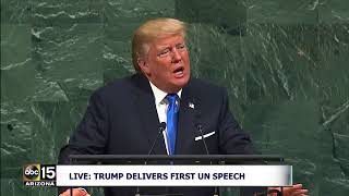 FULL RAW: President Trump delivering a speech at the United Nations