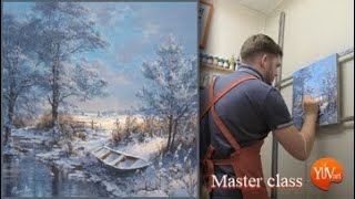 "Снегири прилетели" Юшкевич Виктор В. | Bullfinches arrived. Viktor Yushkevich