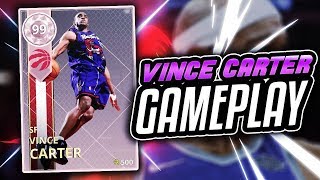 FREE PINK DIAMOND VINCE CARTER 65 POINT GAMEPLAY! BEST CARD IN NBA 2K18 MYTEAM