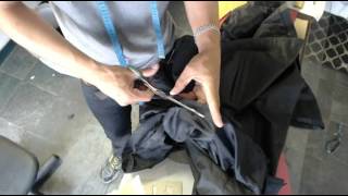 Costurando jaqueta masculina /Subir ponta de ombro