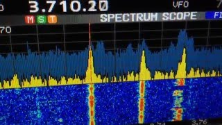 Pirate radio on 80m ham radio band
