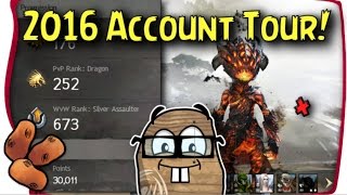 Guild Wars 2 - 2016 Account Tour!! - What I earned in Almost 10,000 Hours