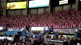 Anti-Bullying Flash Mob 2013 at Vancouver Giants Hockey Game!