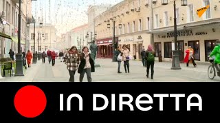 Mosca: la situazione nelle strade della città mentre si discute della terza ondata Covid