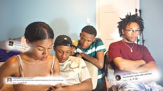 Having My Big Brother Read Hate Comments About His Diss Track....?