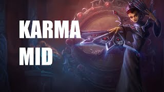 League of Legends - Karma Mid - Full Game Commentary