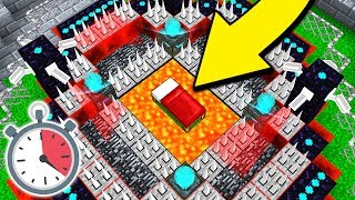 YOU HAVE 60 SECONDS TO DESTROY THIS MINECRAFT BED!