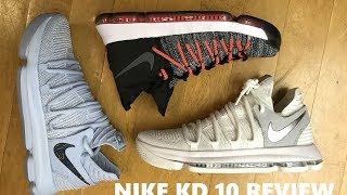 Nike KD 10 'Still KD' + Anniversary Faint Blue Sneaker Review Comparison With Elite 9