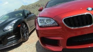 2014 Nissan GT-R vs BMW M6 0-60 MPH Mile High Mashup Test with Launch Control