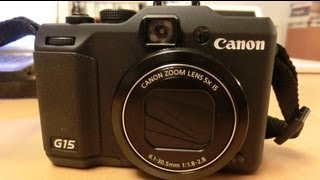 3 useful tips for using Canon Powershot G15