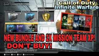 *NEW* COD INFINITE WARFARE NEW SUPPLY DROP BUNDLE AND 2XP MISSION TEAMS!