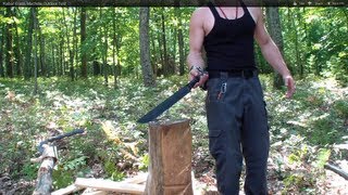 Kabar Grass Machete Outdoor Test