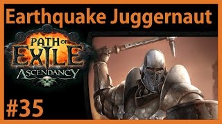 Blitzing Merciless: Chamber of Sins - #35 - PHC Earthquake Juggernaut - Path of Exile (v2.2.1d)