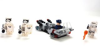 LEGO Star Wars Set 75166 - First Order Transport Speeder Battle Pack - Unboxing & Review deutsch