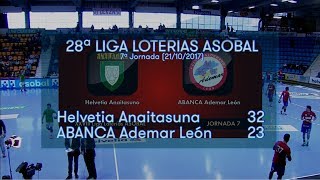 LIGA LOTERIAS ASOBAL J07 Helvetia Anaitasuna - ABANCA Ademar León 32 - 23