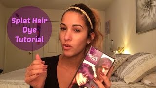 SPLAT hair dye tutorial | Lusty lavender