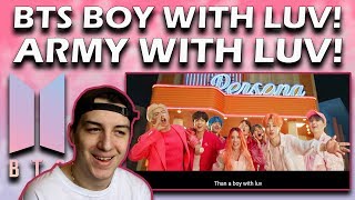 BTS (방탄소년단) '작은 것들을 위한 시 (Boy With Luv) feat. Halsey' Official MV ('ARMY With Luv' ver.) REACTION!