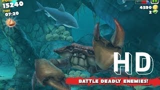 Hungry Shark Evolution: Defeating Giant Crab With Megalodon