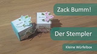 Zack Bumm! Würfelbox | Der Stempler ~ Stampin Up!
