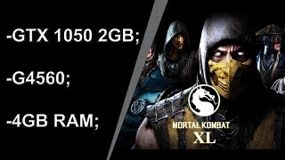 G4560 / GTX 1050 2GB / 4GB RAM - Mortal Kombat XL [Low/Ultra] (768p / 1080p)