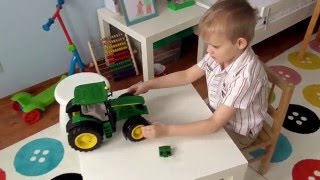 трактор john deere 6210r тест драйв