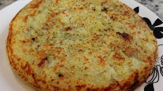 Batata Rosti (Suíça) - com calabresa e bacon