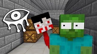 Monster School : EYES OF HORROR GAME CHALLENGE - Minecraft Animation