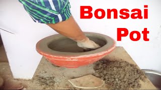 How to make cement Bonsai pots | Modern Bonsai Pot | Make Your Own Bonsai Pots
