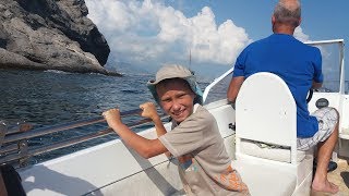 КРЫМ Новый Свет ПОХОД на Царский пляж СКОРОСТНОЙ КАТЕР