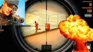 ВЗРЫВ БОЧКИ ► Sniper 3D Assassin СНАЙПЕР СИМУЛЯТОР