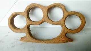 Как сделать Кастет из дерева?!