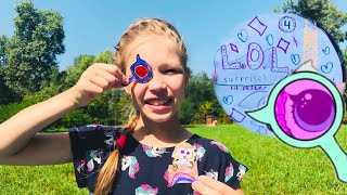 Диана и Ева САМОДЕЛЬНЫЙ ЛОЛ ДЕКОДЕР кукла сюрприз своими руками!