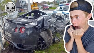 REACTING TO GTR CAR CRASHES!
