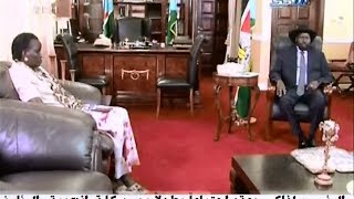 الرئيس سلفاكير يعقد إجتماعاً مطولاً مع ربيكا قرانق والجيش يعترف بفقدانه السيطر على مدينة بانتيو