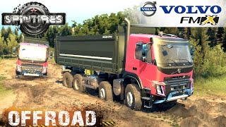 Spin Tires VOLVO FMX 2014 Tipper Off-road Test