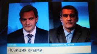 Украина. Крым. Интервью Аксенова. Interview Aksenova