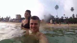Шри-Ланка. Унаватуна. Sri-Lanka. Unawatuna 2015. GoPro