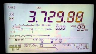 Icom IC-7410 nightly swl-ing on 80m.
