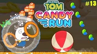 Том Бег за Конфетами Talking Tom Candy Run #13 Крутой забег Хэнка с Рекордом!