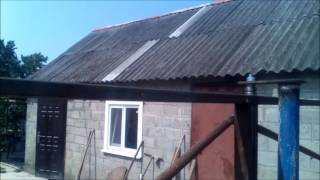Откатные ворота со средней балкой