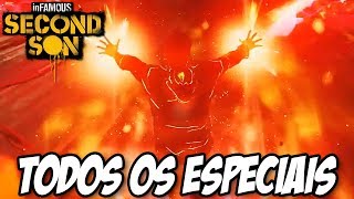 Infamous Second Son PS4 - TODOS OS ESPECIAIS