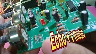 Cara mudah memasang echo + v music di amplifier