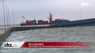 Sturm "Herwart" tobt über Dithmarschen