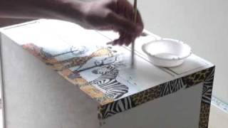 Decoupage | Decoupage tutorial with Paper Napkins - Part 2