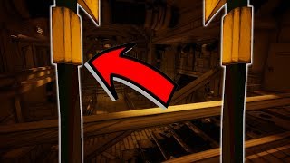 TWO AXES!? How To FIND SECRET INK BOSS! Bendy And The Ink Machine Chapter 3 Secrets and Easter Eggs