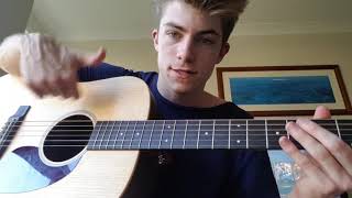 STARING AT THE SKY - XXXTENTACION GUITAR TUTORIAL FULL