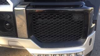 Установка переднего бампера Amg, Brabus, на Mercedes w463 g- class