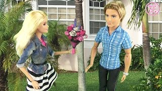 Мультфильм Барби. Подарок Кена машина Кабриолет! Куклы ♥ Barbie Ken Doll Toys Glam convertible car