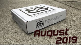 Barrel and Blade Subscription Box: August 2019