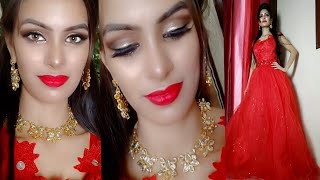 Indian Bridal Engagement Reception Makeupअपनी शादी सगाई मे खुदसे करे मेकअप पार्लर वाली की तरह
